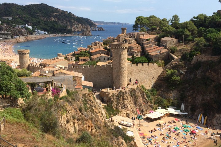 Tossa de Mar medieval wall